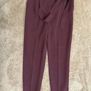 Burgundy Experss High Waste Pants 2R